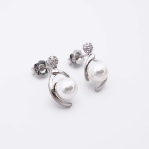 boucles oreilles perles de majorque orquidea 61211 05