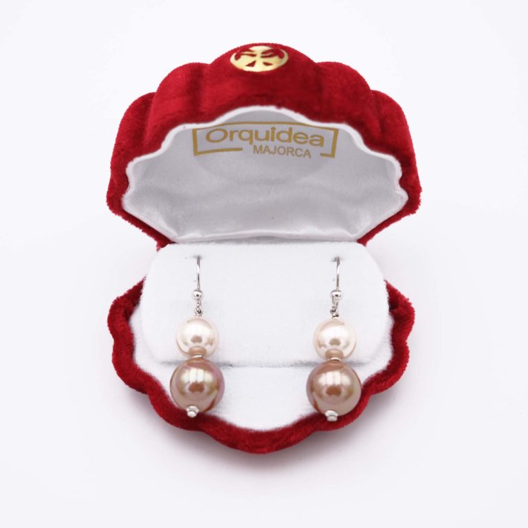 boucles oreilles perles de majorque orquidea 72108 06