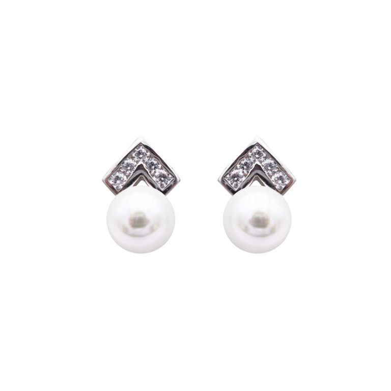 boucles oreilles perles de majorque orquidea