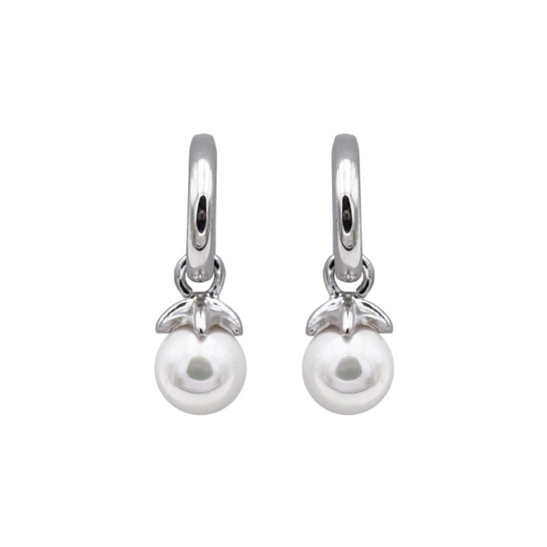 boucles oreilles perles de majorque orquidea