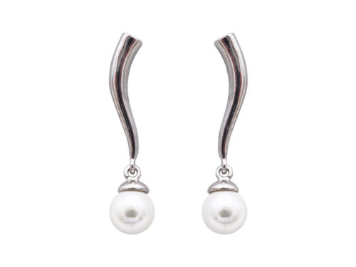 boucles oreilles perles de majorque orquidea