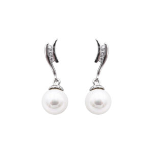 boucles oreilles perles de majorque orquidea