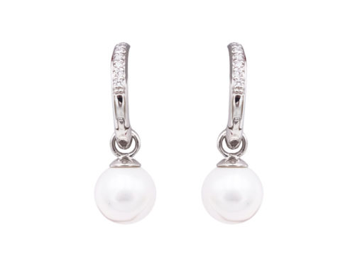 boucles oreilles perles de majorque orquidea