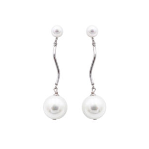 boucles oreilles perles de majorque orquidea