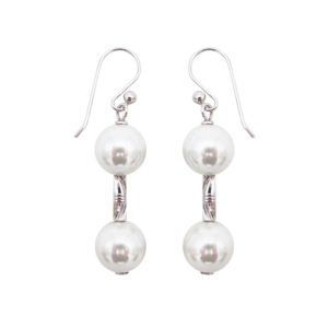 boucles oreilles perles de majorque orquidea