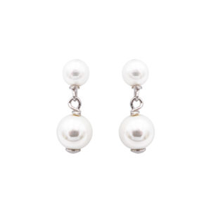 boucles oreilles perles de majorque orquidea