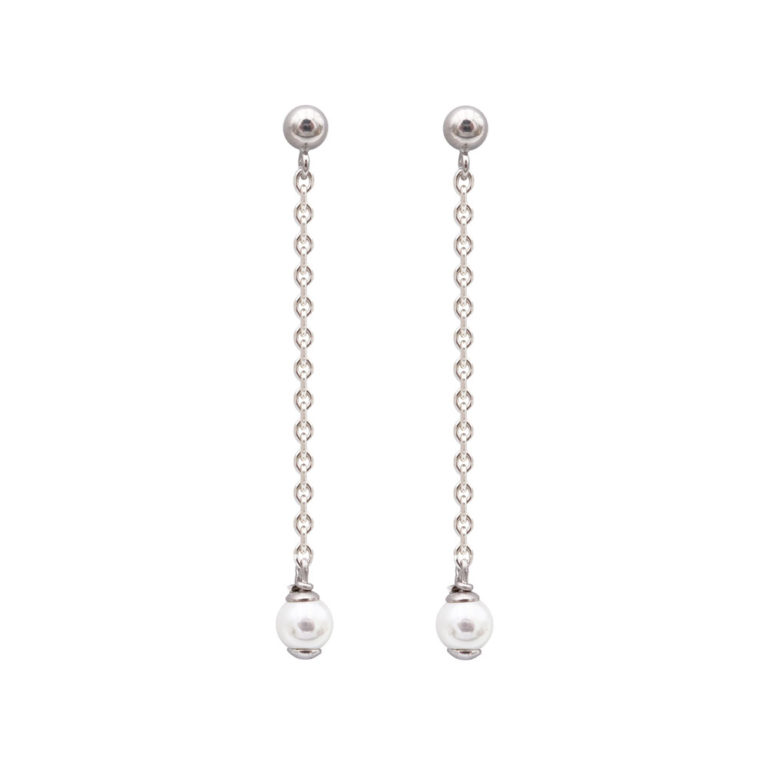 boucles oreilles perles de majorque orquidea