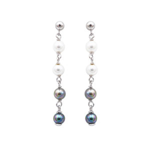 boucles oreilles perles de majorque orquidea