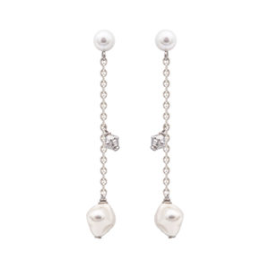 boucles oreilles perles de majorque orquidea