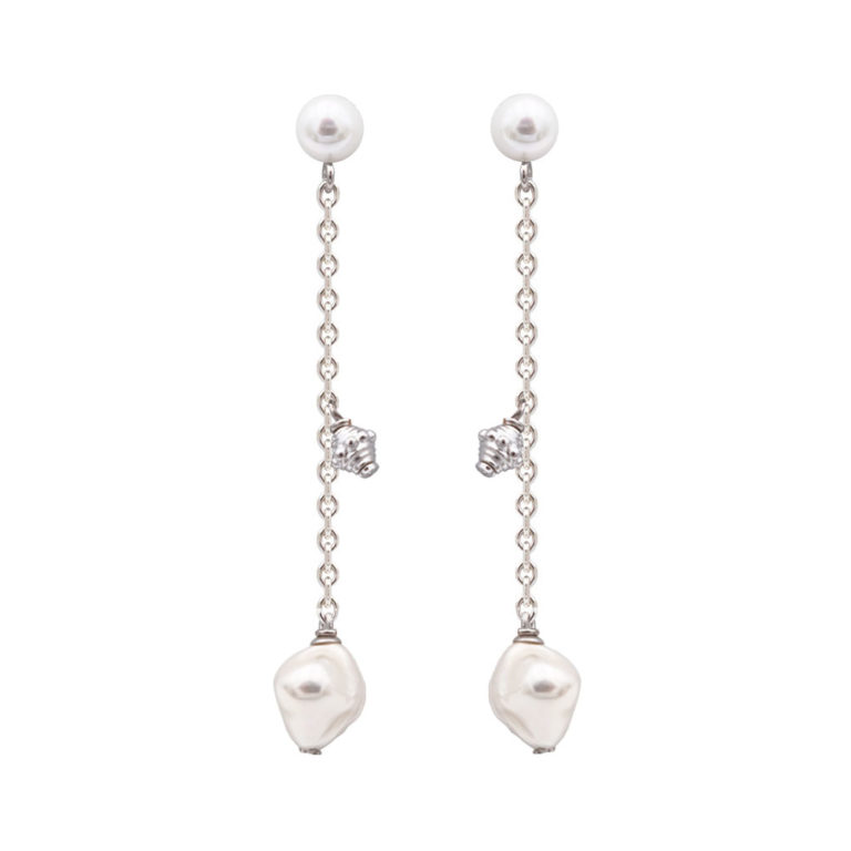 boucles oreilles perles de majorque orquidea