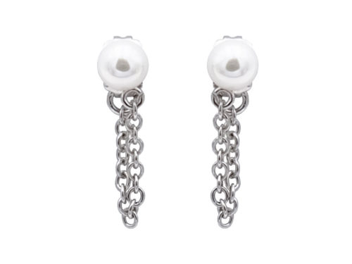 boucles oreilles perles de majorque orquidea