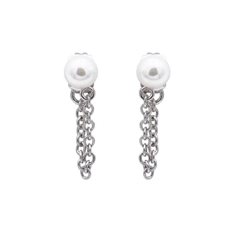 boucles oreilles perles de majorque orquidea