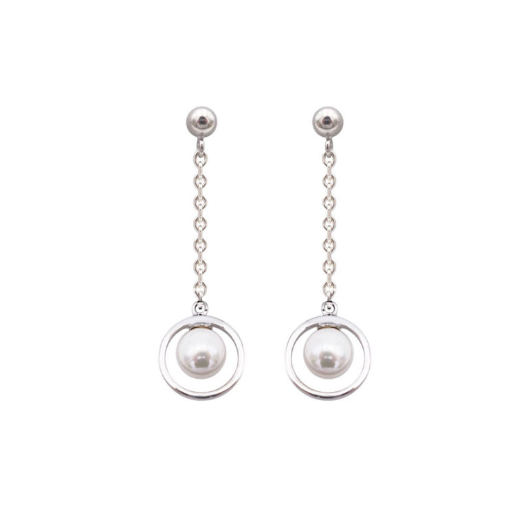 boucles oreilles perles de majorque orquidea a