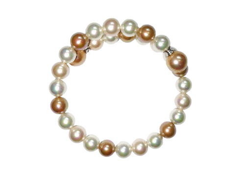 bracelet perles de majorque orquidea