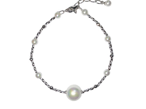 bracelet perles de majorque orquidea