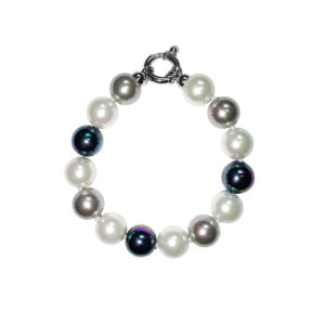 bracelet perles de majorque orquidea