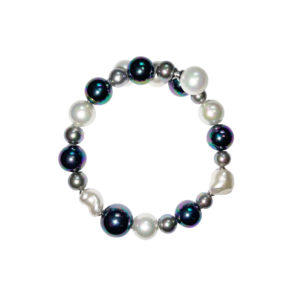 bracelet perles de majorque orquidea