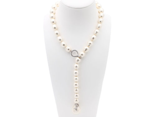 collier perles de majorque orquidea