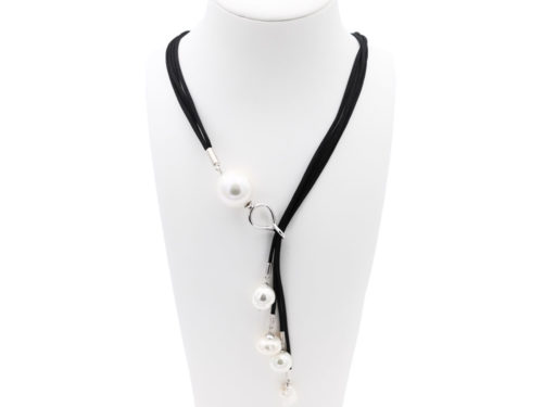 collier perles de majorque orquidea