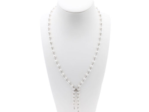 collier perles de majorque orquidea