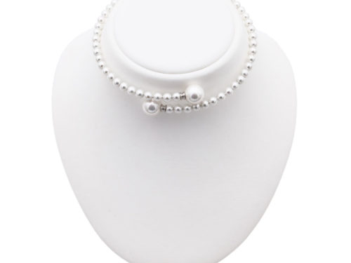 collier perles de majorque orquidea