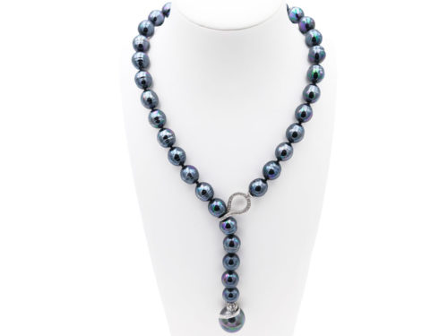 collier perles de majorque orquidea