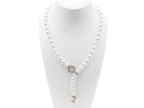 collier perles de majorque orquidea