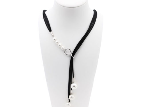 collier perles de majorque orquidea