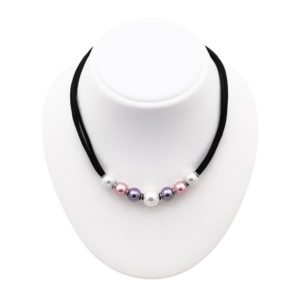 collier perles de majorque orquidea