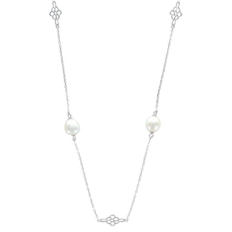 collier perles eau douce arabesques lvl