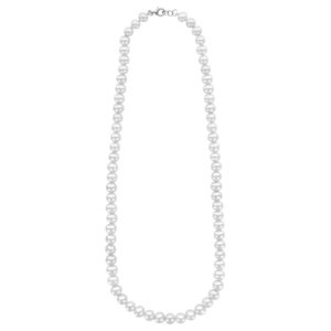 collier perles eau douce fermoir argent rhodie lvl